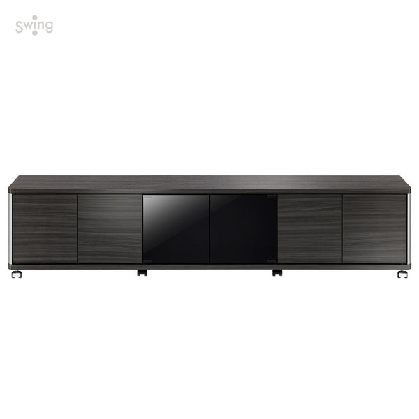 AS-GD1770H  キャスター付きテレビ台 幅177㎝ アッシュグレー ハイタイプ